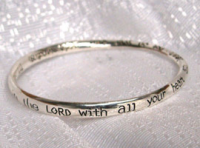 Trust in the Lord Bangle Bracelet